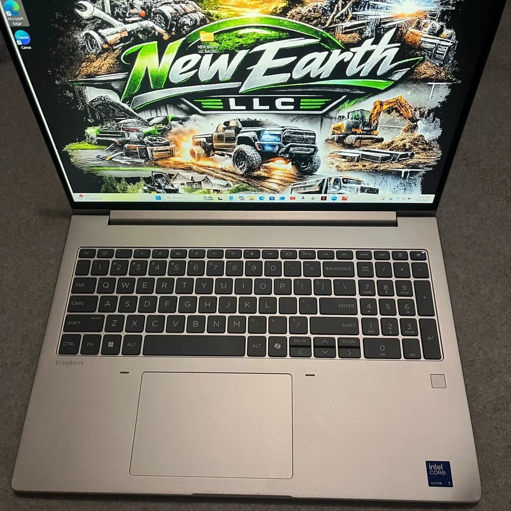 HP Elite-book 6 Business laptop computer, co pilot ai, intel 12 core ultra